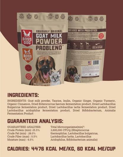 Boss Dog Goat Milk Powder Problend, 2 x 340 – Immune Support: A healthy gut is closely linked to a strong immune – Image 2