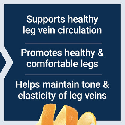 Life Extension Youthful Legs, Blood Flow, Vein Support, Circulation Supplement, Leg Health, Orange Peel Extract, Diosmin, Gluten free, Non-GM, 60 Softgels