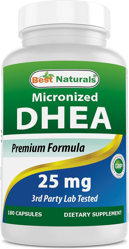 Best Naturals Micronised DHEA 25 mg 180 Capsules
