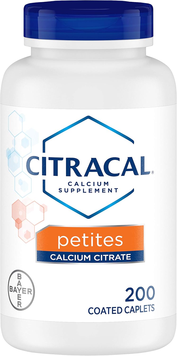 Citracal Petites with Vitamin D3 Tablets 200 Count - Pack of 3 - görsel 1