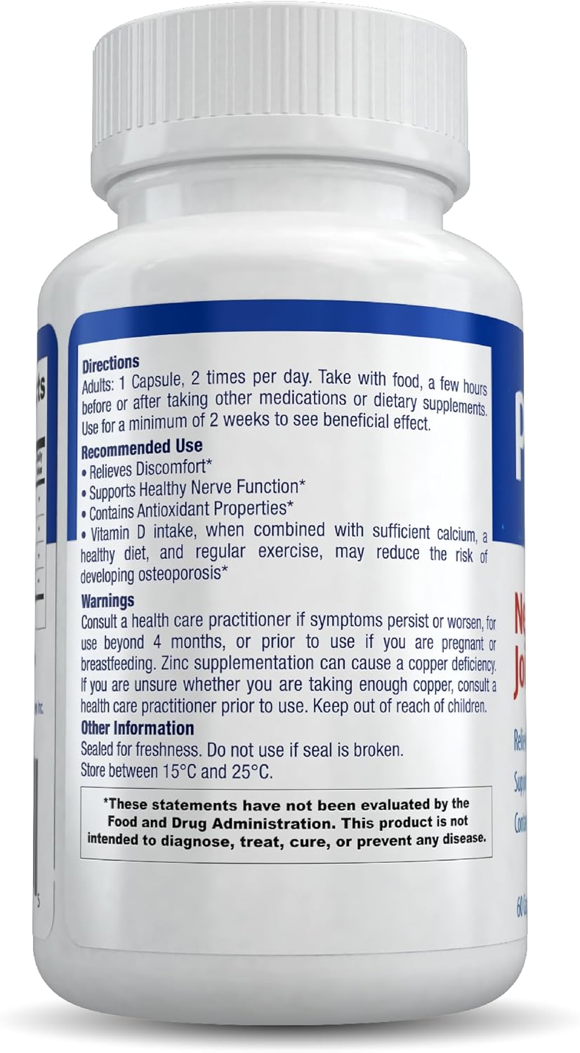 Pamidrol Nerve and Joint Support - 60 – Promotes joint comfort: By addressing low-grade inflammation, Pamidrol may – Image 3