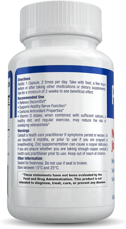 Pamidrol Nerve and Joint Support - 60 – Promotes joint comfort: By addressing low-grade inflammation, Pamidrol may – Image 3