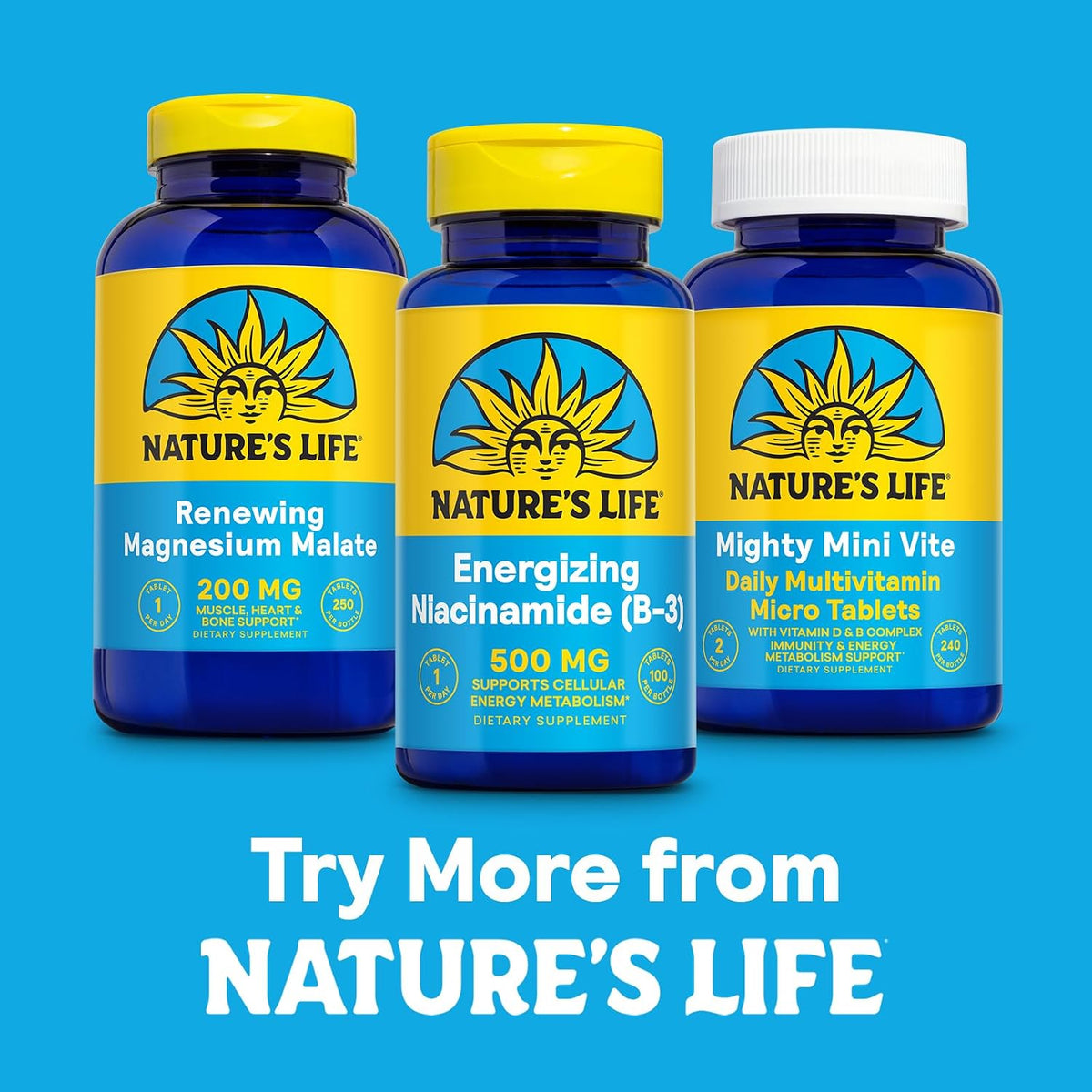 Nature's Life Energising Niacinamide 500mg - No Flush Vitamin B3 Supplement – Image 6