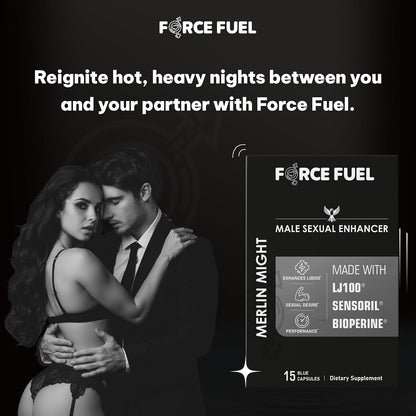 Merlin Might – Male Sex Pills for Better Stamina & Sensitivity – 15 Capsules