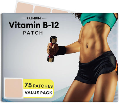 VitaPatch B12 Patch for Energy Plus – 75 Patches – Image 1