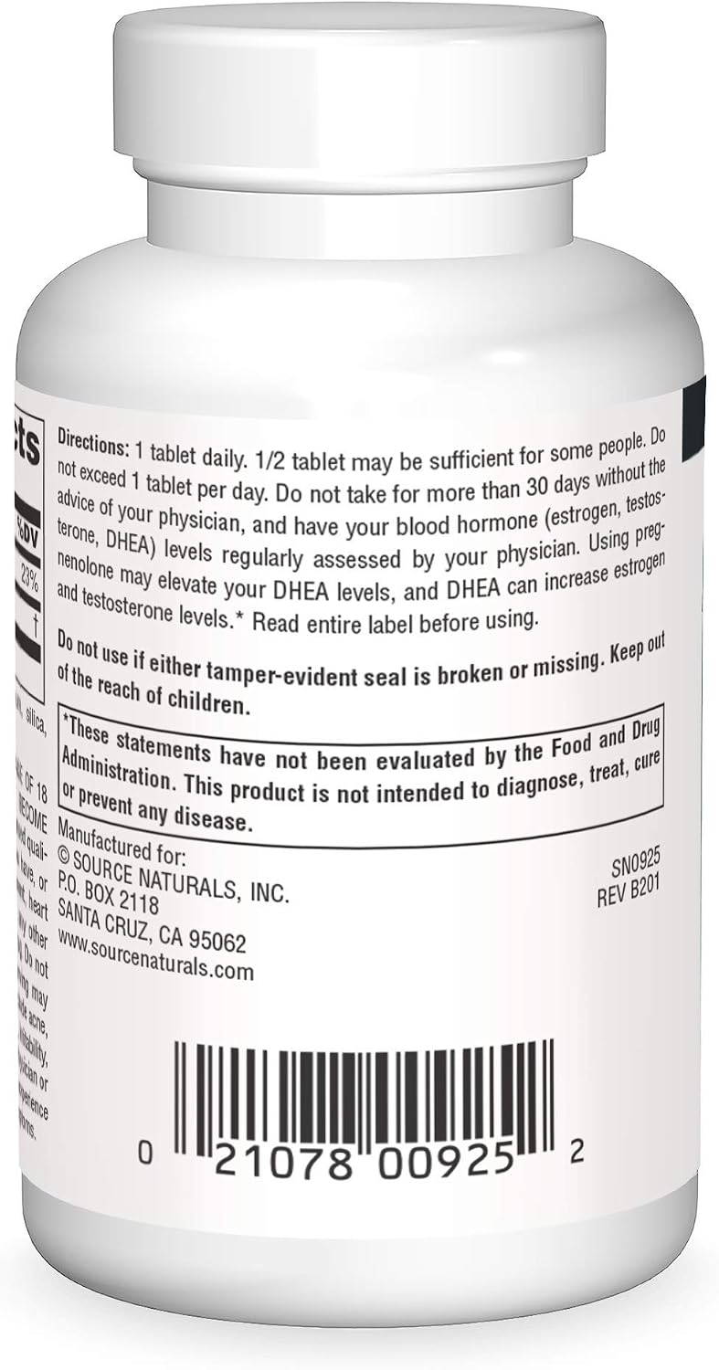 Source Naturals Pregnenolone 50mg - 120 Tablets - görsel 2