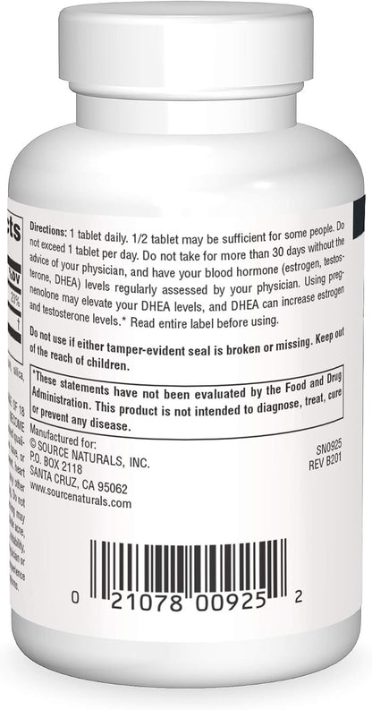 Source Naturals Pregnenolone 50mg - 120 Tablets
