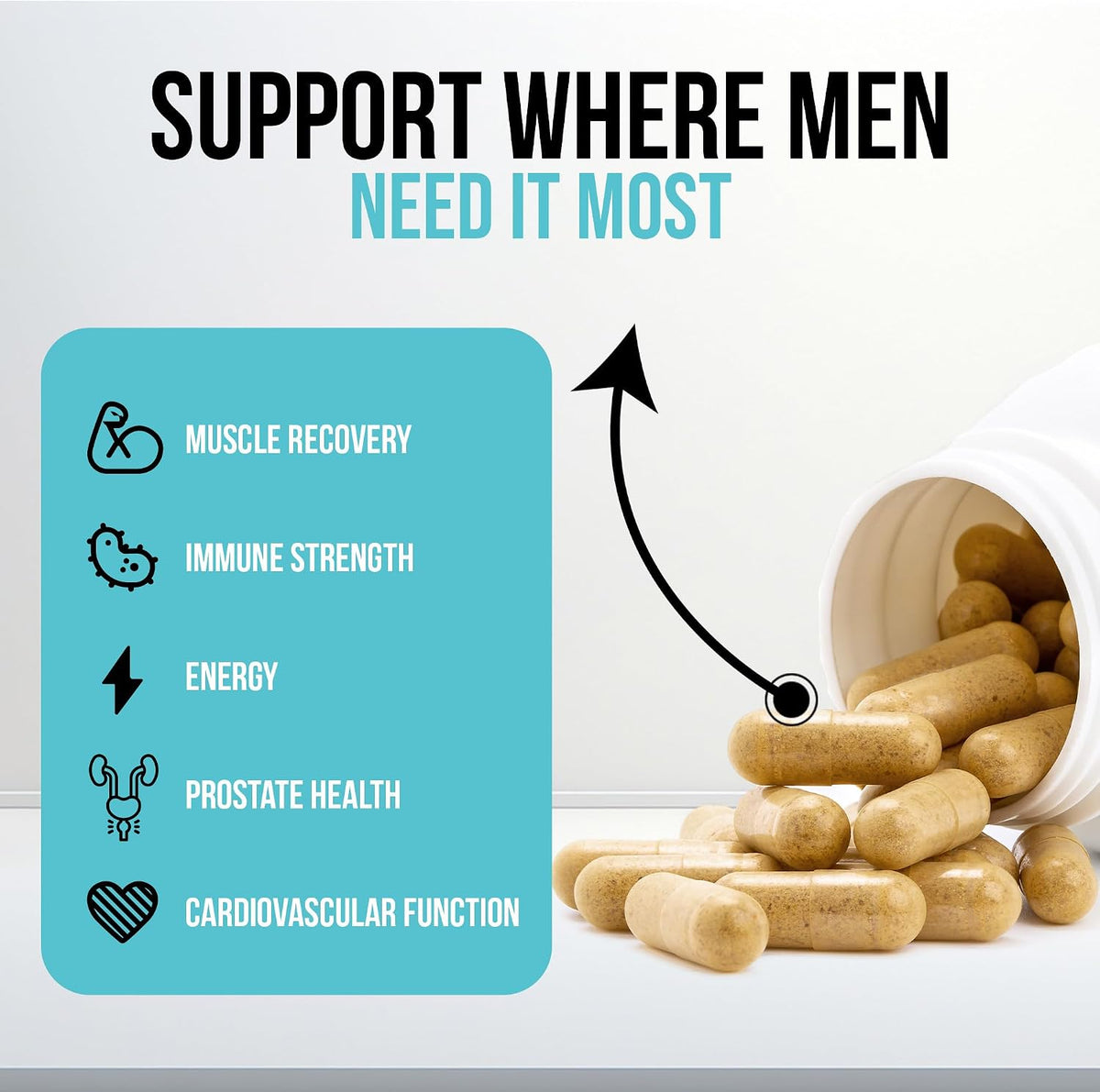 Wound Care Plus Men's Multivitamin – – Protein Synthesis – Zinc and other minerals are involved in the body's – Image 5