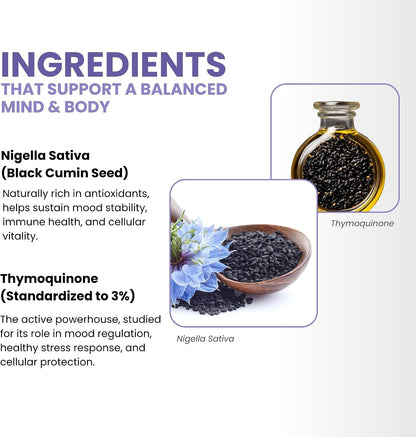 ThymoQuin MOOD Mood Support Supplement with – People seeking a vegan, non-GM option free from artificial additives – Image 6