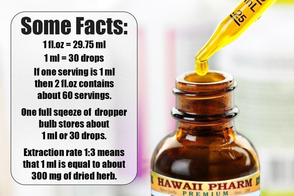 Hawaii Pharm Acerola Liquid Extract – Dried Berry Powder Tincture (15 x 118 mL) - görsel 3