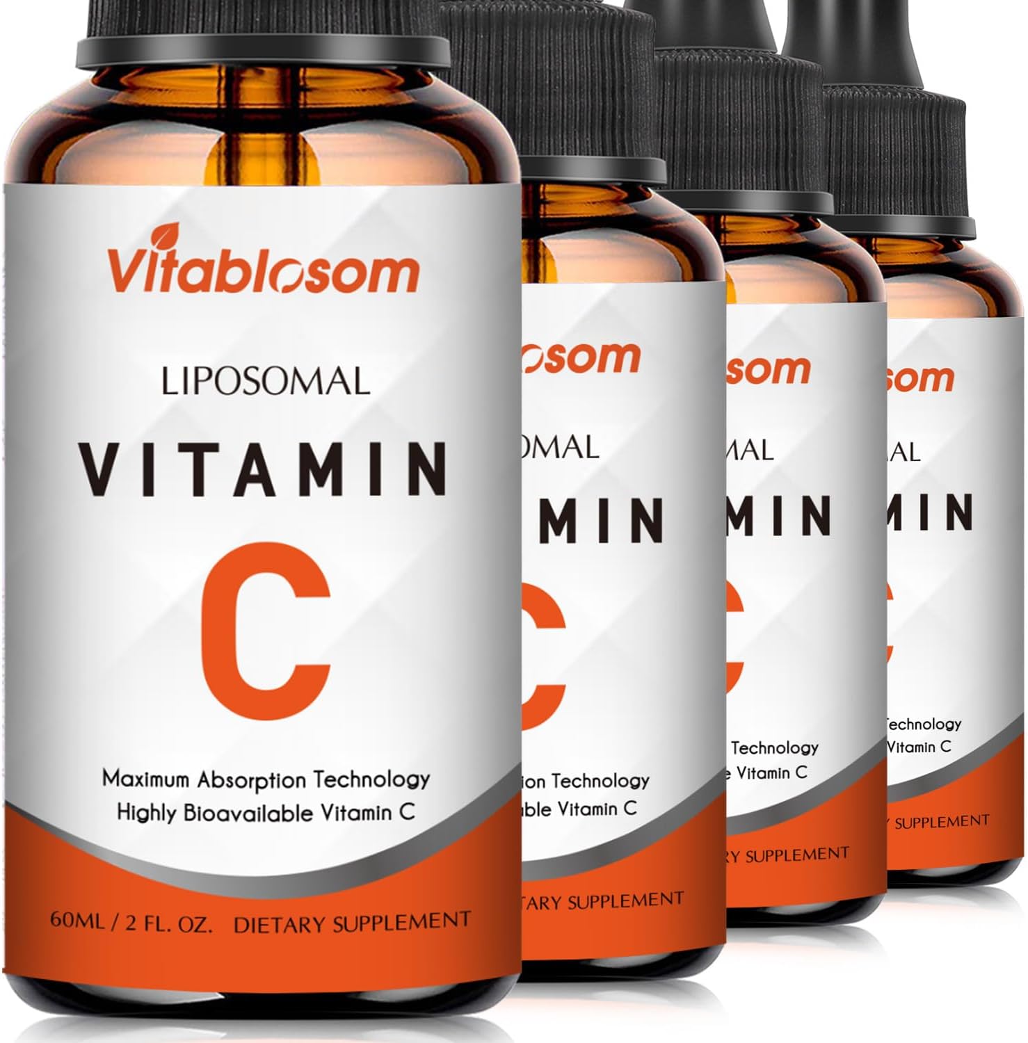Vitablosom Liposomal Vitamin C 2000mg Liquid, 60ml (10 Bottles) - görsel 8
