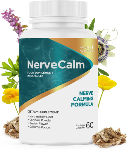 NerveCalm – Passion Flower & Prickly Pear – Supports daily balance: The botanical blend may help you feel more – Image 1