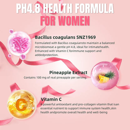 SUWENY Pineapple Gummies for Women's – – Convenience: With a pleasant pineapple flavour and no sticky residue, – Image 4