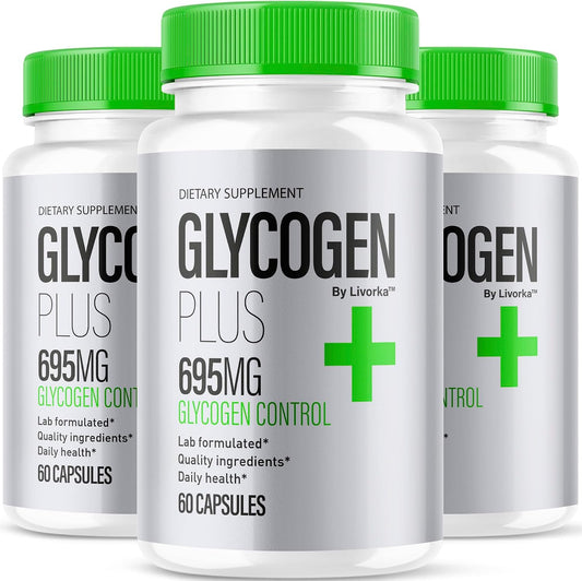 (3 Pack) Glycogen Plus Capsules - Official – 600 mg per capsule – Image 1