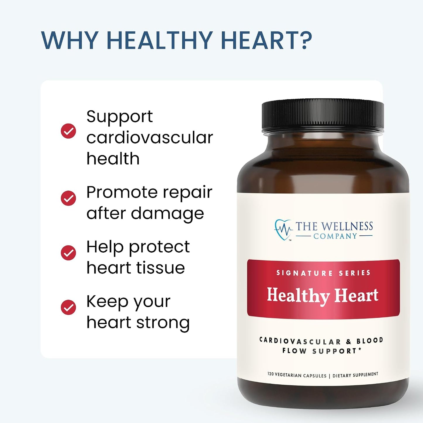 The Wellbeing Company Healthy Heart - Cardiovascular Strength, Blood Flow, Nitric Oxide Production & Healthy Cholesterol Levels | 120ct (2 Month Supply) - görsel 5