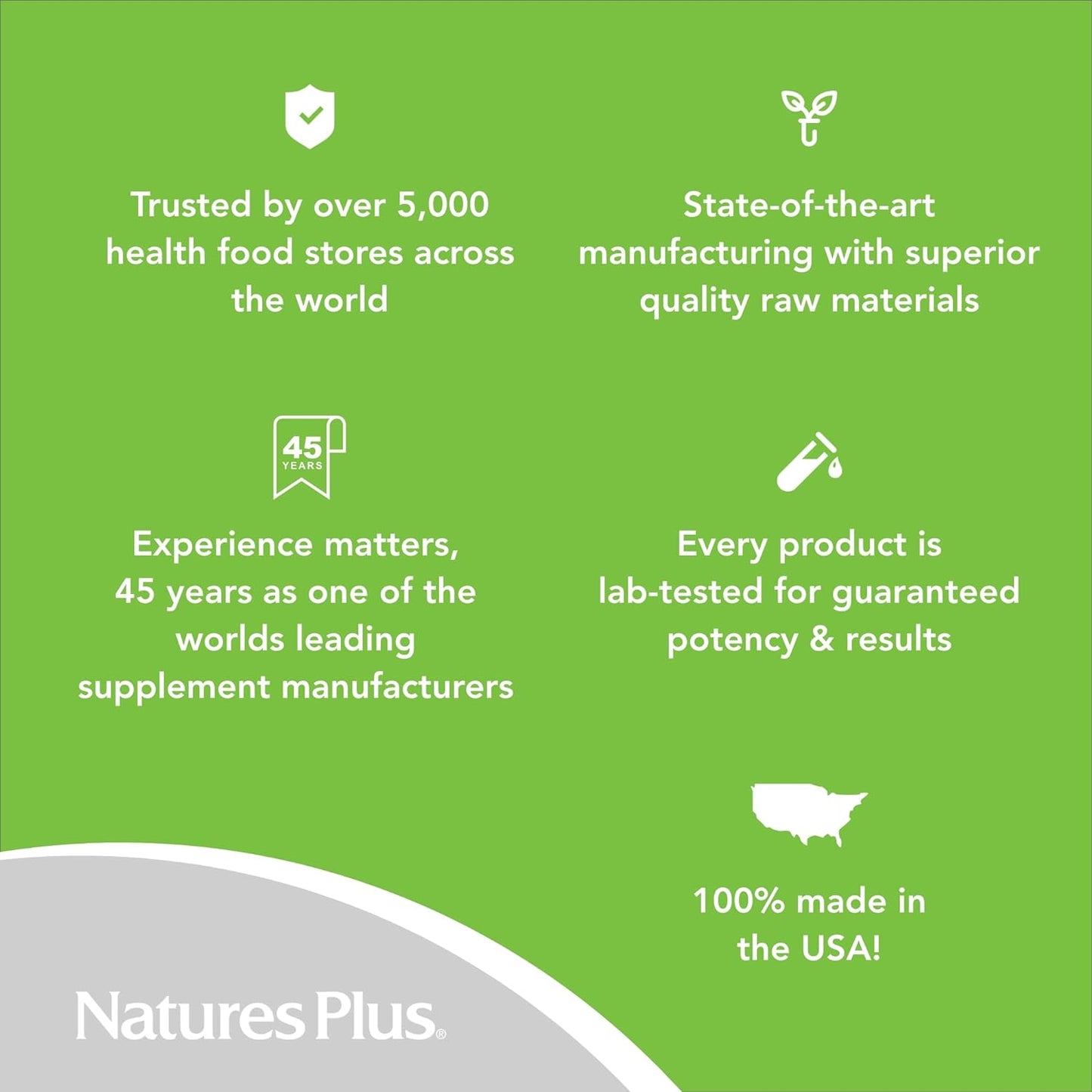 NaturesPlus Biotin & Folate 2500/8000 mcg Sustained Release Tablets, 30 Pack - görsel 7
