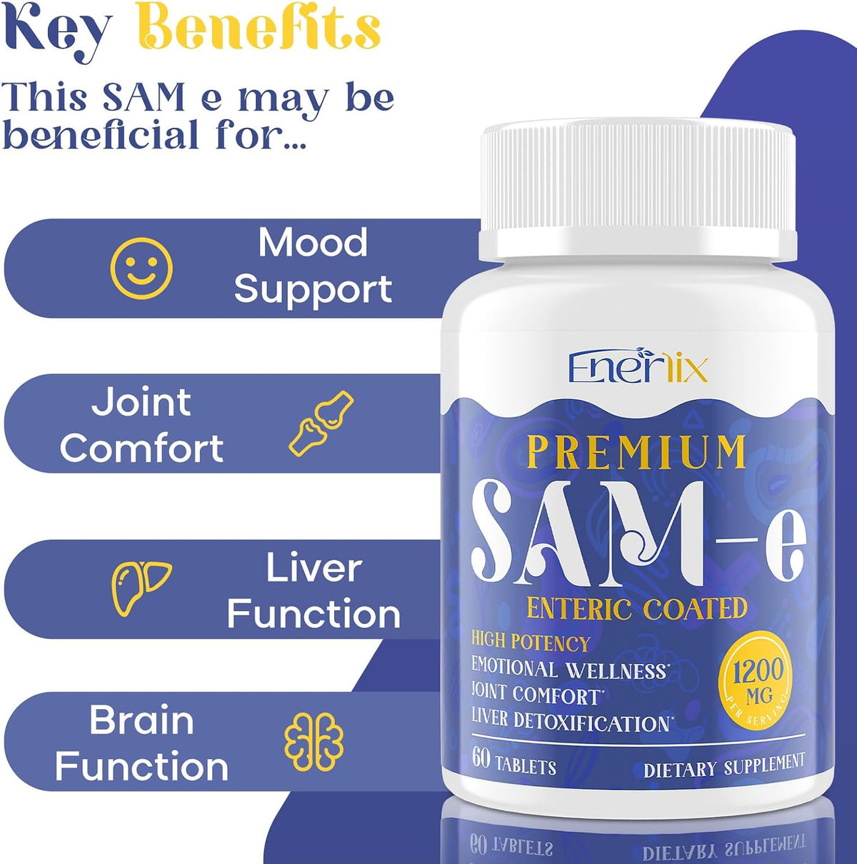 800 mg SAM-e Supplement for Brain, Mood, – Milk Thistle Extract: Traditionally used to support liver health and – Image 5
