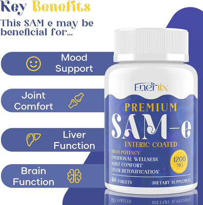 800 mg SAM-e Supplement for Brain, Mood, – Milk Thistle Extract: Traditionally used to support liver health and – Image 5