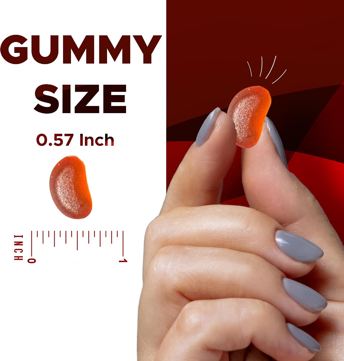 Vitamatic Vitamin A 25,000 IU Gummies – Sugar Free Retinyl Palmitate – 1 Daily Gummy, 120 Servings – Natural Strawberry Flavour – Pectin Based – 120 Count - görsel 7