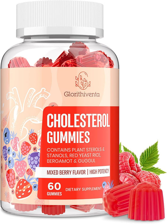 Cholesterol Support Gummy Complex with Plant – Plant Sterols & Stanols: These plant-derived compounds compete with – Image 1