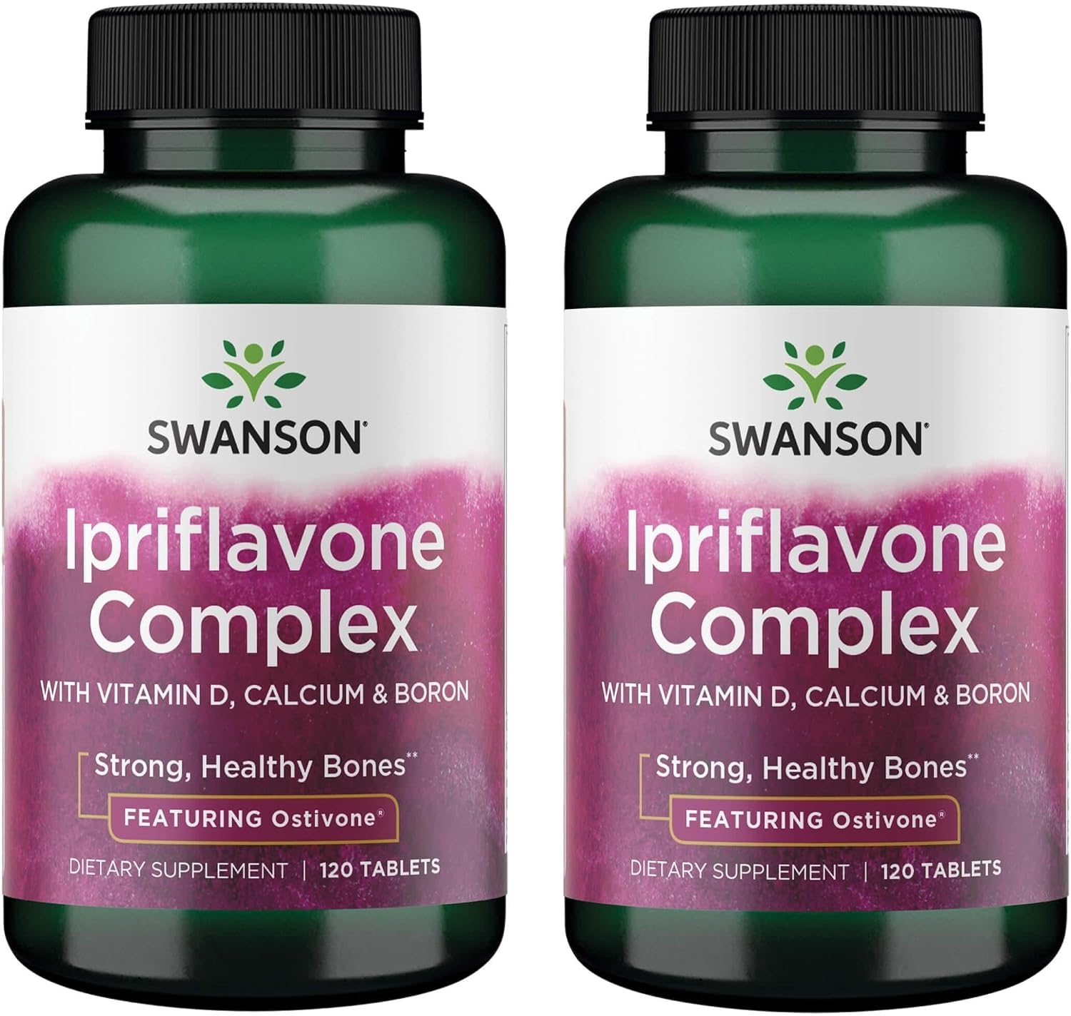 Swanson Ipriflavone Complex with Ostivone - 120 Tablets (2 Pack) - görsel 1