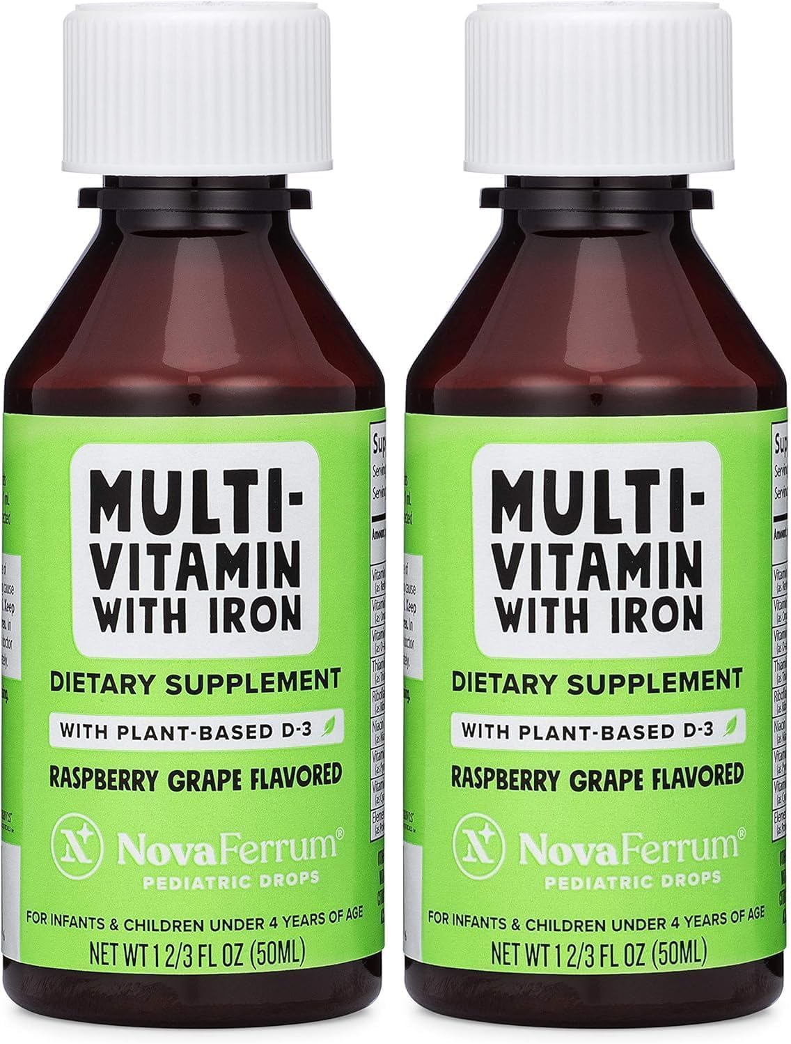 NovaFerrum MMM Multivitamin for Kids, Infants and Toddlers - 2 fl oz (50 mL) - görsel 5