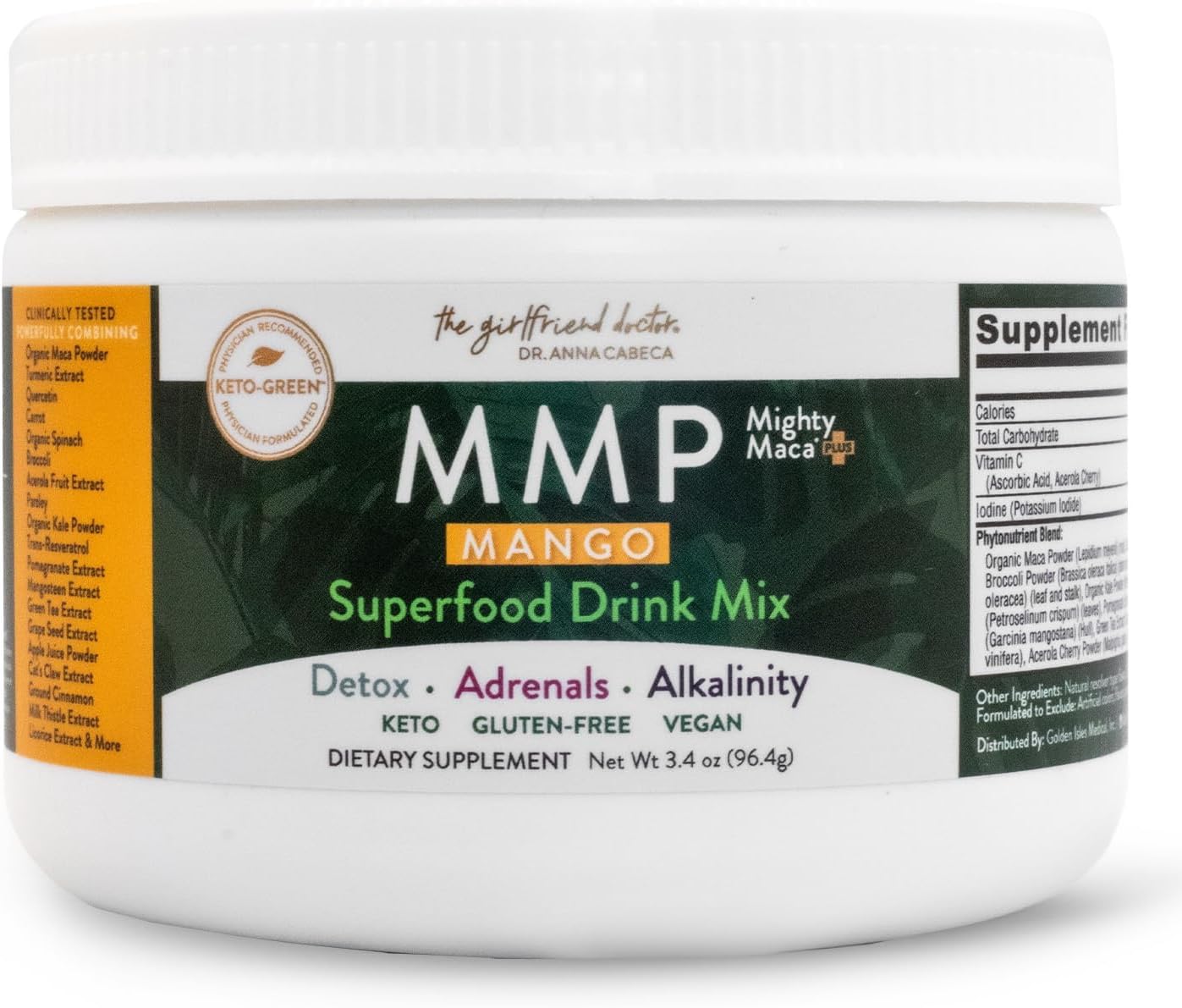 VIDAPURA Mighty Maca Plus by Dr. Anna Cabeca – Organic Superfood Greens Powder for Daily Energy & Vitality, Vegan & Alkalising, 60 Servings - görsel 9