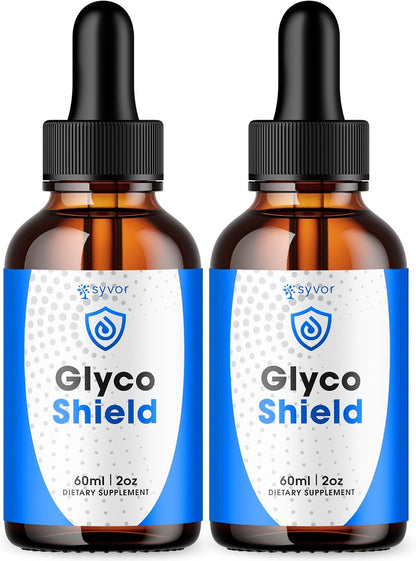 Glyco Shield Drops – Official GlycoShield Blood Support Liquid Supplement (2 Pack, 60 Serves) – Image 1