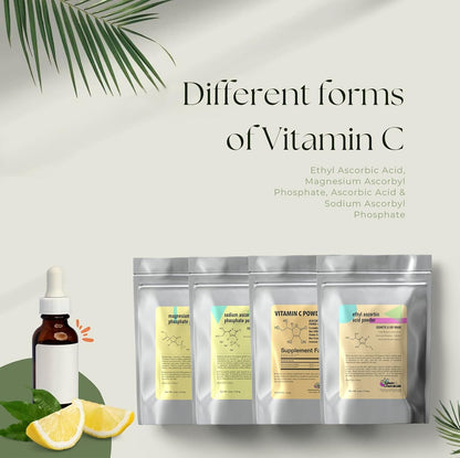 Talsen Chemicals Sodium Ascorbyl Phosphate (SAP) Powder – Stable Vitamin C Derivative for DIY Skin care (28 g)