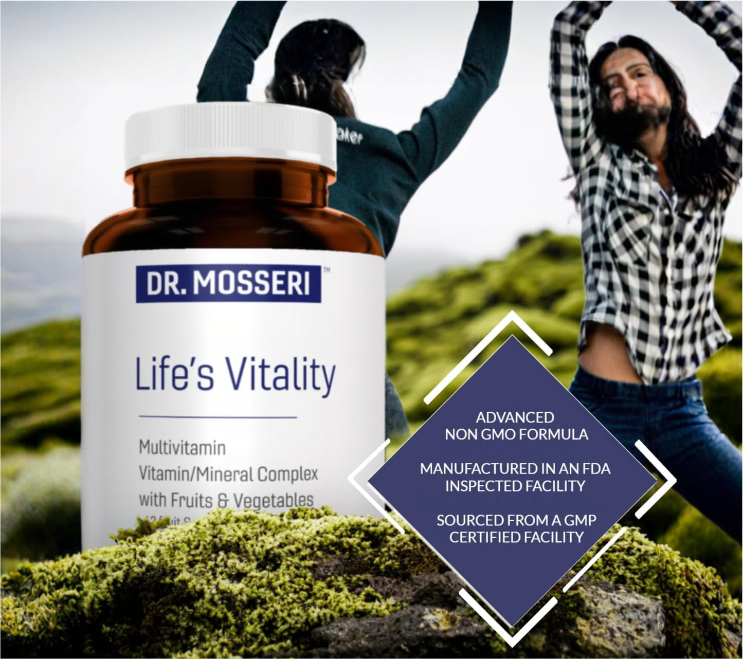 Life's Vitality Vegan Multivitamin – Non-GM with 42 Fruits & Vegetables and Vitamin D, 90 Tablets - görsel 7