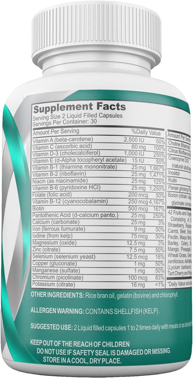 Gastric Bypass Vitamins with Iron and 42 – 42 Super Fruits & Vegetables: A unique blend of phytonutrients and – Image 4