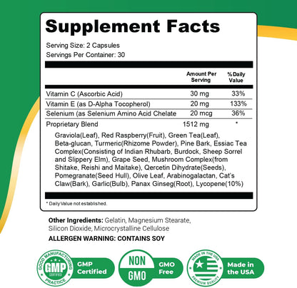 Keravita Pro – Vitamin C, E, Green Tea & Turmeric – 60 Capsules, 3 Month Supply