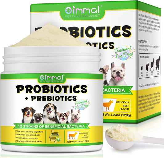 ALIVO Probiotics Powder for Dogs - Pre & – Dogs under 11 kg: 1 scoop (1g) – Image 1