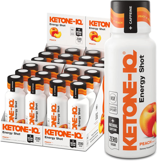 Ketone-IQ Caffeine Energy Shots – 5g – Sustained Energy Without Crashes: Ketones offer a reliable fuel that avoids – Image 1