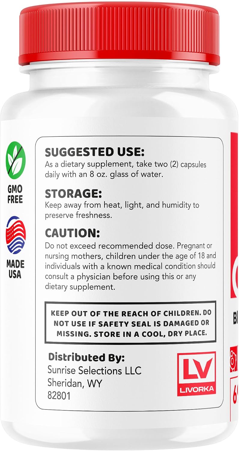 (5 Pack) GlucoBio Capsules - Official Gluco Bio Advanced Formula Support Pills - Maximum Strength, Natural Gluco Bio – Image 7