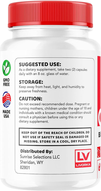 (5 Pack) GlucoBio Capsules - Official Gluco Bio Advanced Formula Support Pills - Maximum Strength, Natural Gluco Bio – Image 7