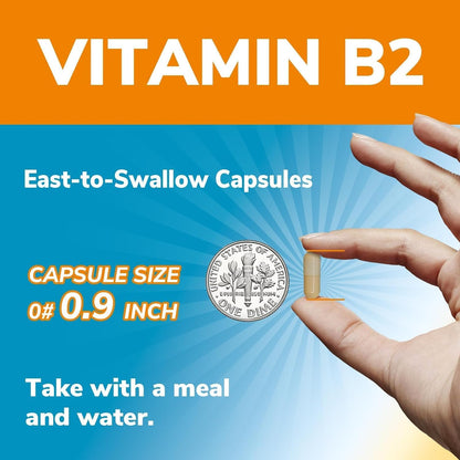Vitamin B2 400 mg with B12, D3 & Vitamin C – Vitalibre – Image 5