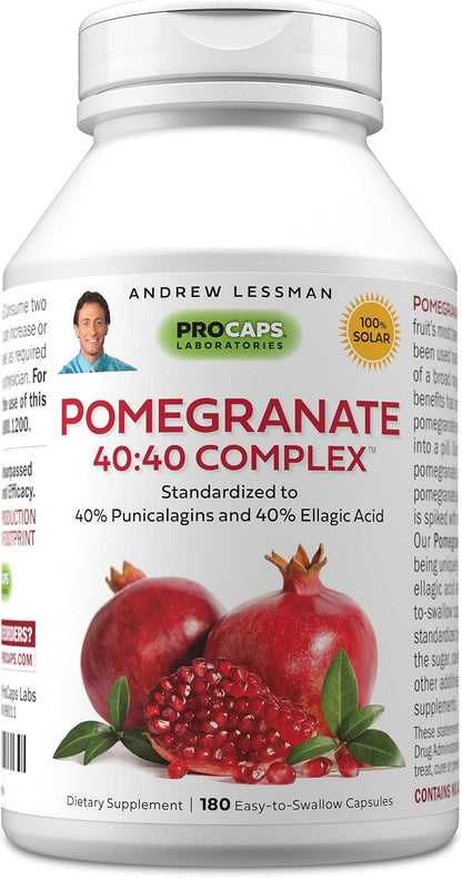 ANDREW LESSMAN Pomegranate 40-40 Complex - 180 Capsules