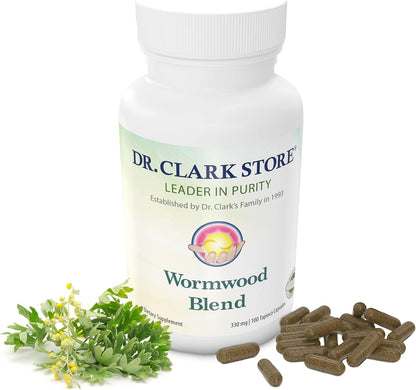 Dr Clark Store Wormwood Super W Blend 330 mg, 100 Capsules