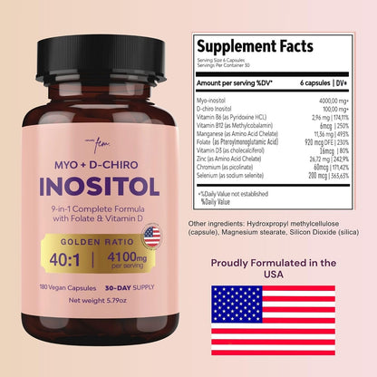 QSTA Myo-Inositol & D-Chiro Inositol – Hormonal Balance: Inositol supports ovarian function and hormone – Image 5