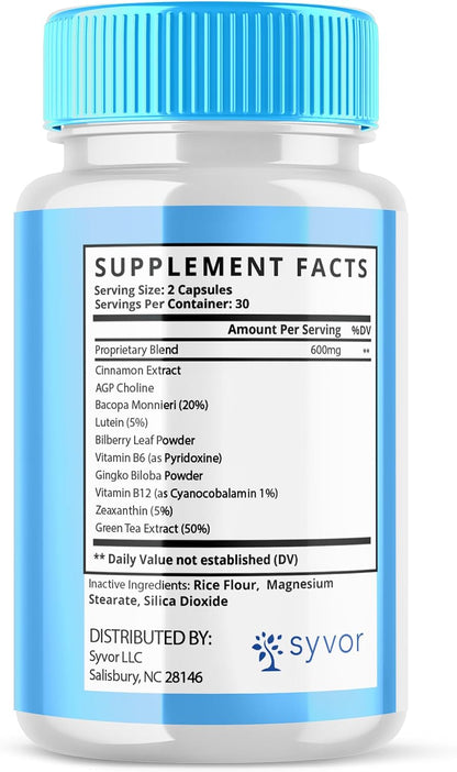 (5 Pack) Memo Defender Capsules – Advanced Brain Support Supplement with Natural Ingredients – 300 Capsules