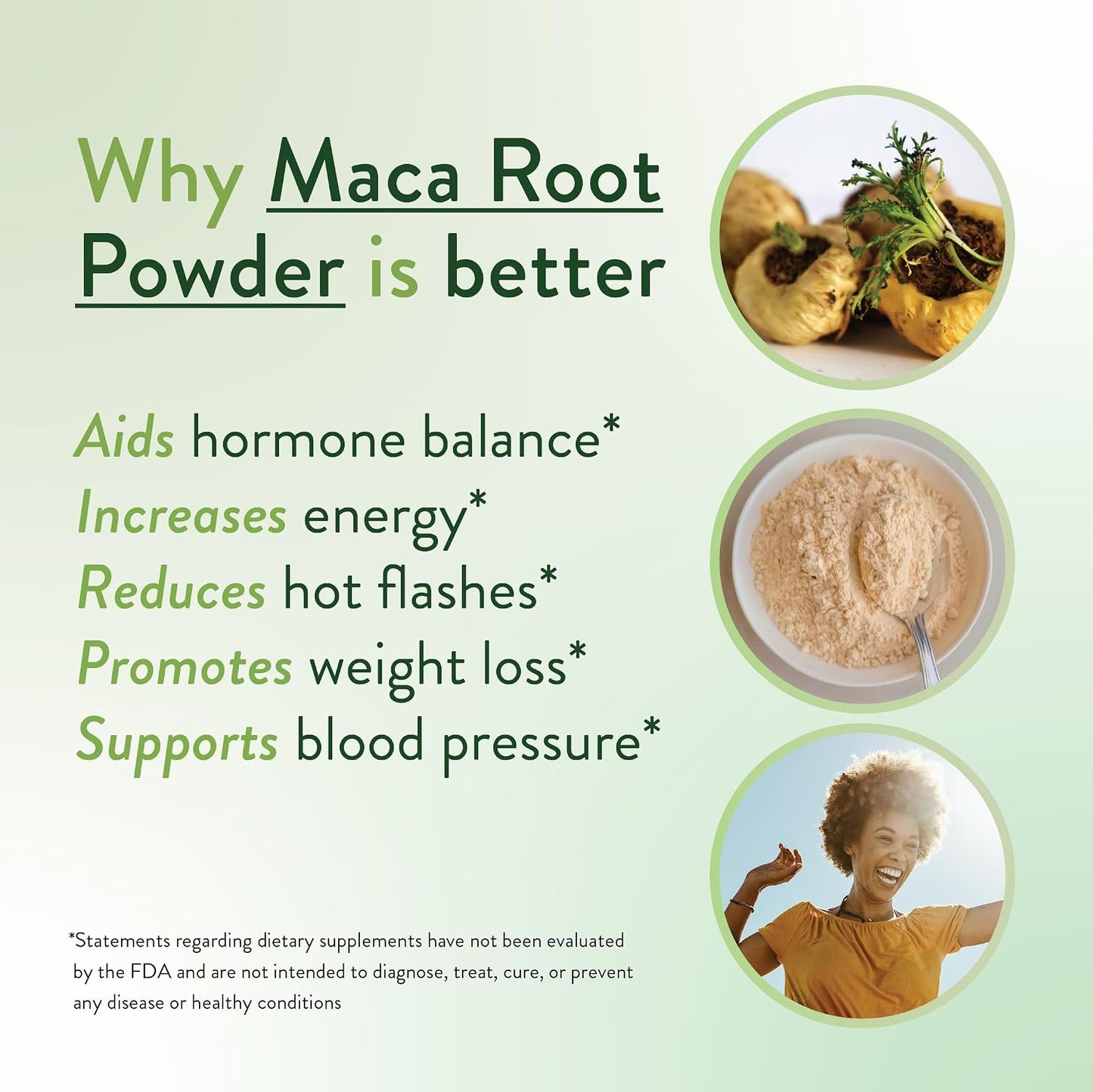 VIDAPURA Mighty Maca Plus by Dr. Anna Cabeca – Organic Superfood Greens Powder for Daily Energy & Vitality, Vegan & Alkalising, 60 Servings - görsel 2