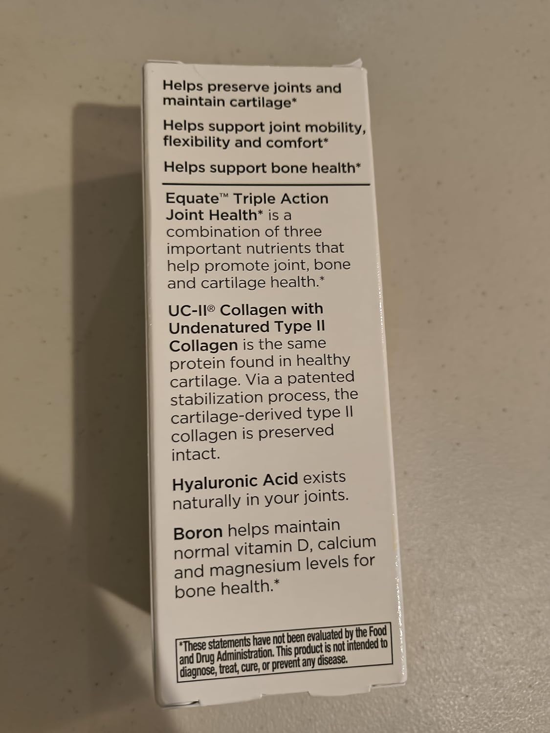 Equate Triple Action Joint Health, 30 Coated – Adult Use: Ideal for adults maintaining an active lifestyle. – Image 3
