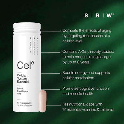 SRW Cel Essential | Wellbeing Supplement for – Ergothioneine (EGT): A powerful antioxidant found in mushrooms, EGT – Image 3