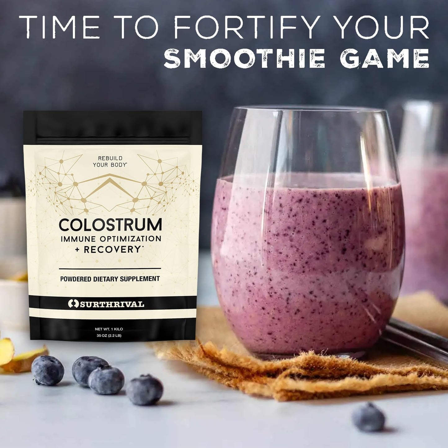Surthrival Colostrum Powder – Immune Support & Recovery, 184g - görsel 6