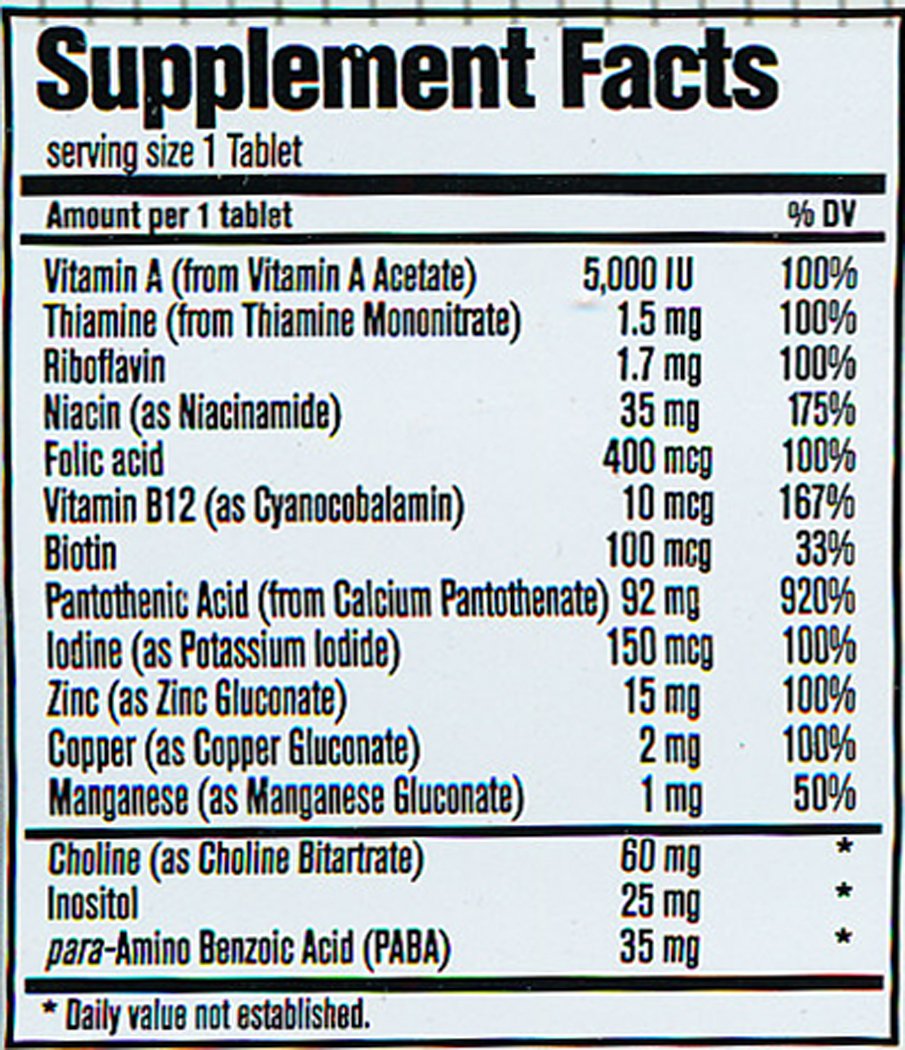 Califor Nia Natural Hair Vitamin & Mineral, 30 Tablets - görsel 4