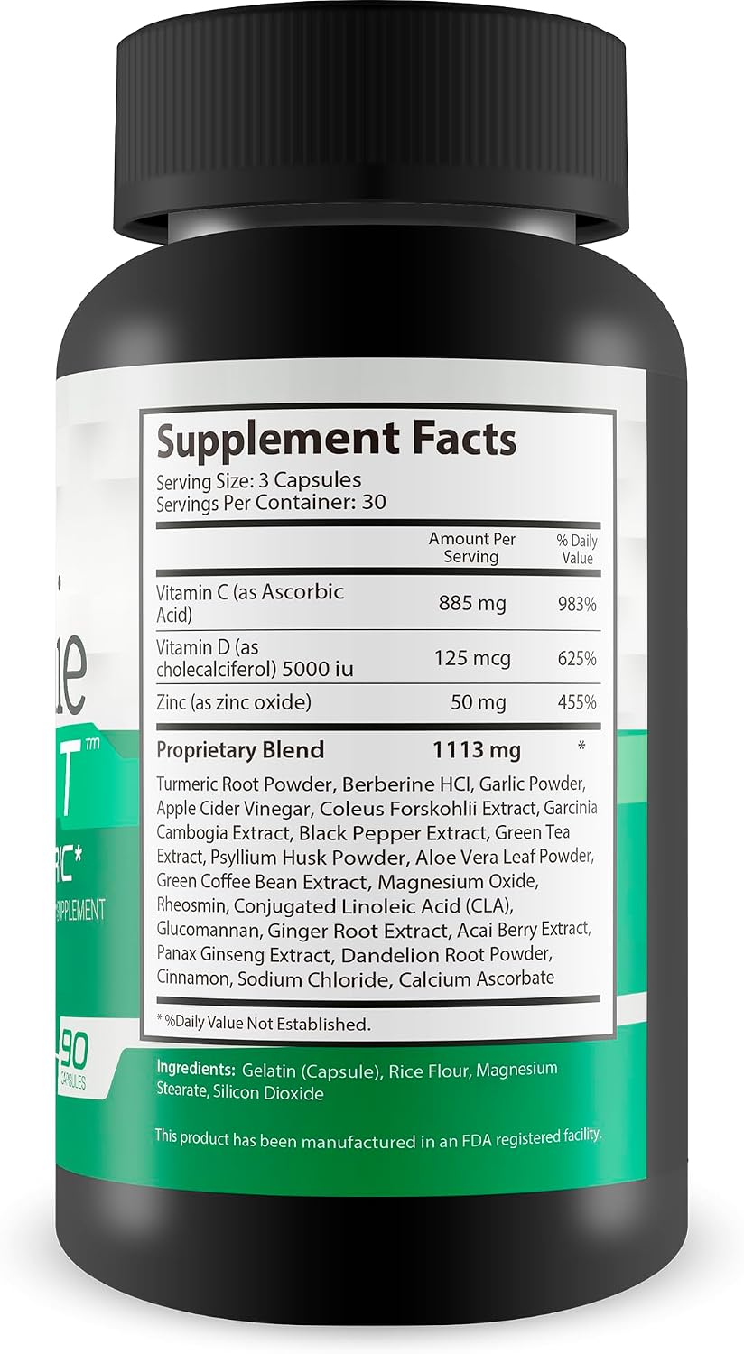 Gimmie CZD + T - Advanced Immune Support Supplement with Vitamin C, D, Zinc, Magnesium and Turmeric - görsel 2