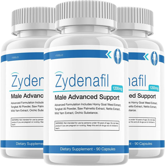 (3 Pack) Zydenafil for Men, Zydenafil Pills for Men Advanced Performance Supplements, Zydenafil Performance, Zydenafil – Image 1