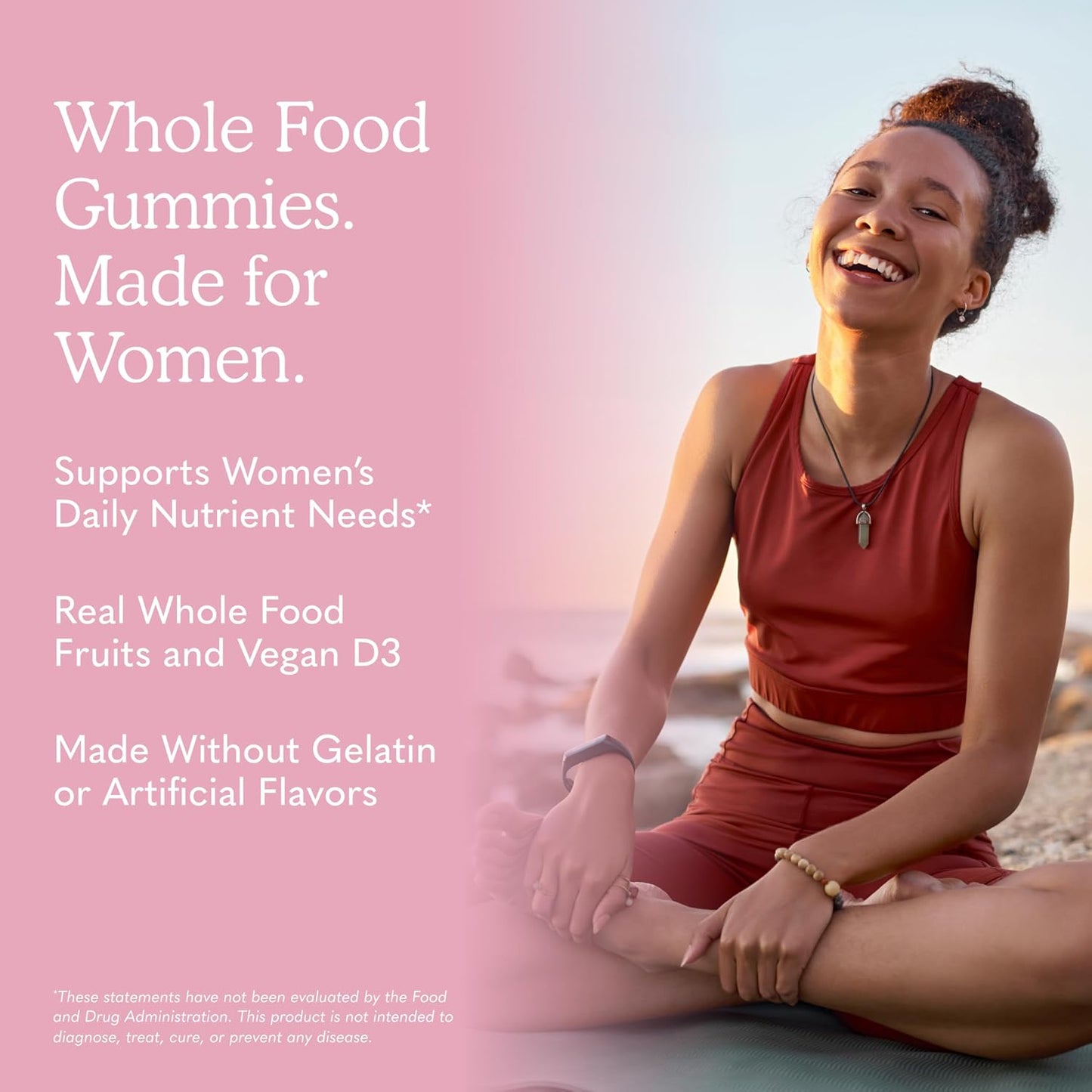 Garden of Life Organics Women's Gummies Vitamins – Multivitamin for Women with Methyl B12, C & D3, Certified Organic, Non-GM, Vegan, Berry Flavour, 120 Gummies - görsel 4