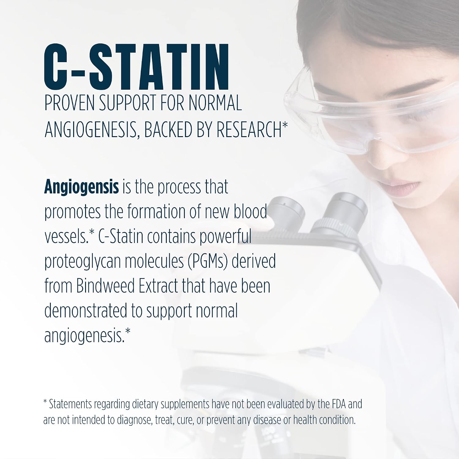 C-Statin Support for Normal Angiogenesis, Clinically Studied Proprietary Extract (120 Capsules) - görsel 3